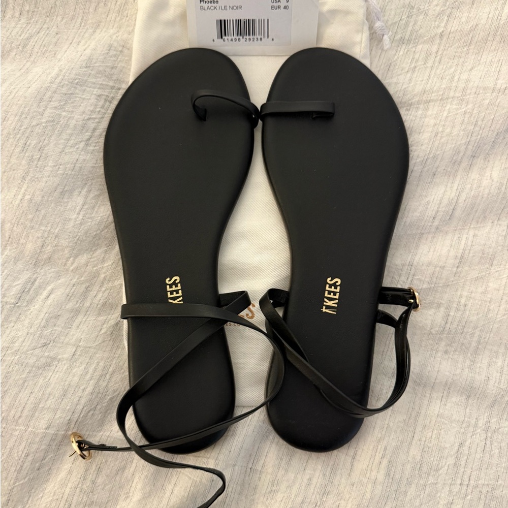 Women's TKEES Phoebe BLACK Sandals